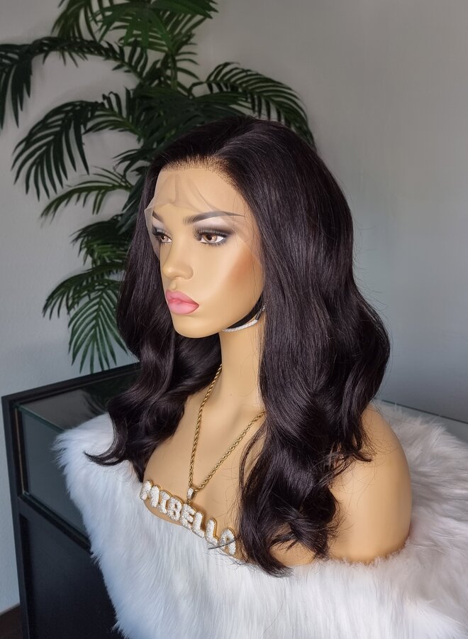 Bohemian Rosy  - 13x4 Frontal Wig Body Wave 14" - Remy Hair - Secondchance - Cap M