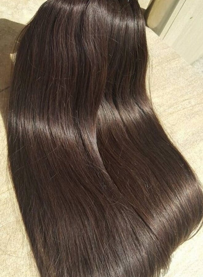 #2 Coffee Brown Straight - Weave Extensions