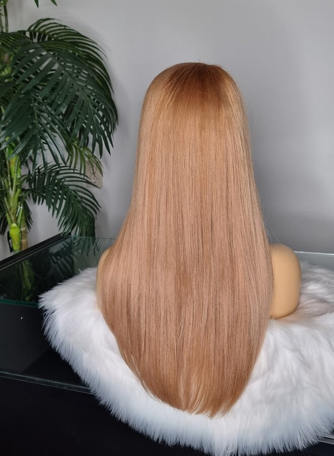 Honey Oat - 5x5 HD Closure Wig Natural Straight 20" - Raw Vietnamese Hair