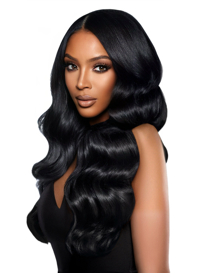 #1 Jet Black Straight - Weave Extensions