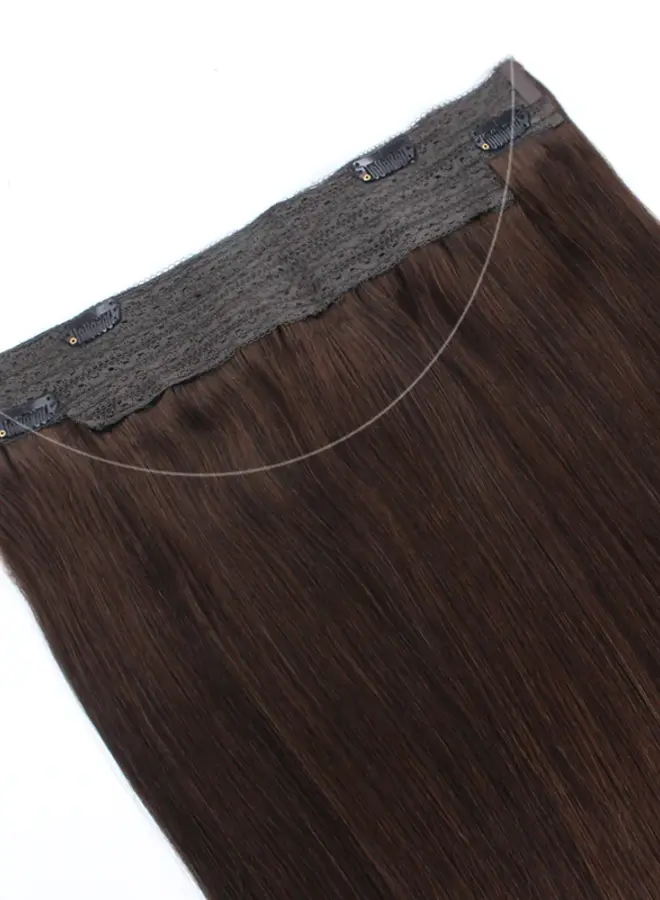 #2 Coffee Brown Straight - Flip In Extensions