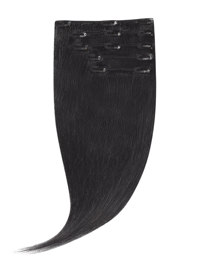 Natural Color Straight - Clip In Extensions - 5 banen