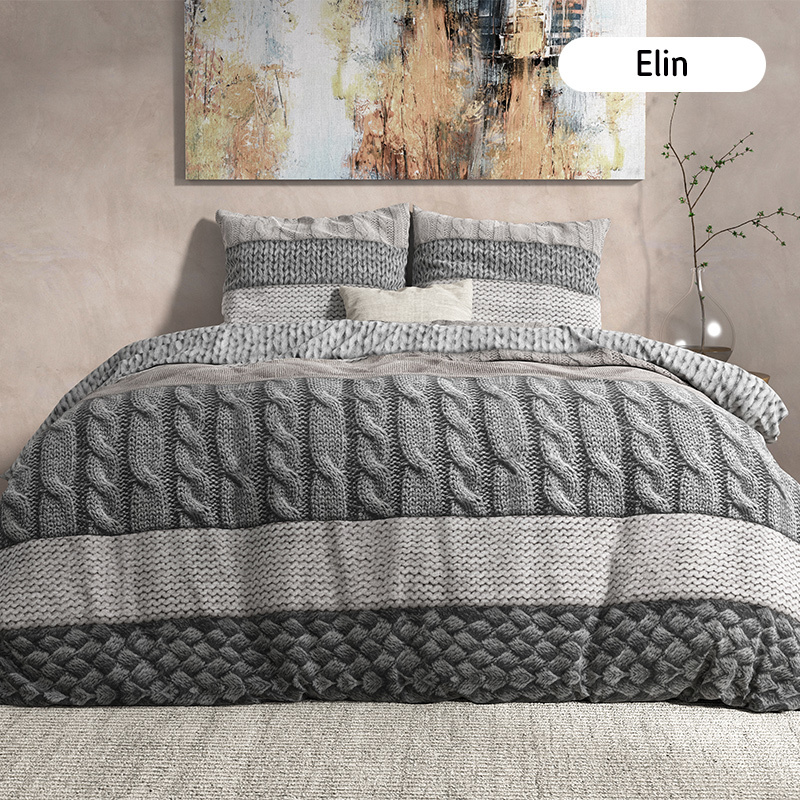 DreamHouse Bedding Dekbedovertrekken Flanel - DreamHouse - 2-persoons (200 x 200/220 cm) Elin | Koopjedeal.nl - Altijd de beste deal