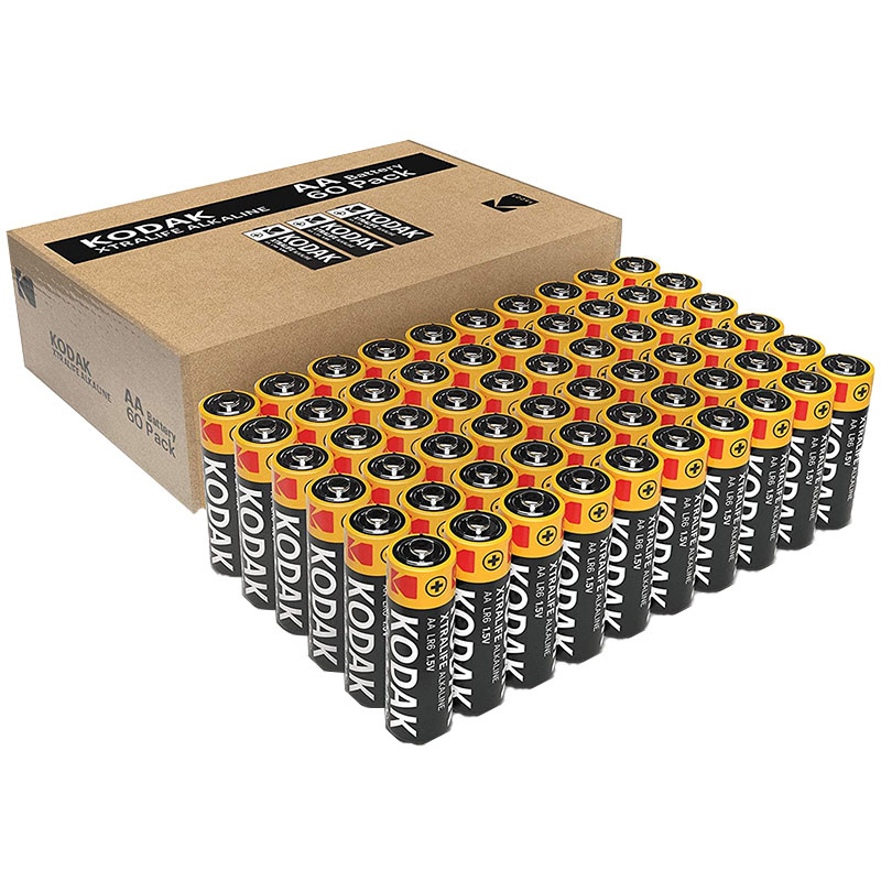 60-PACK Kodak Alkaline Batterijen