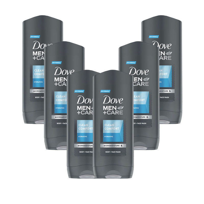 2-PACK Dove Men+Care Clean Comfort Showergel