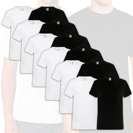 dividend Veronderstelling Geslaagd 12-PACK Fruit of the Loom T-Shirts kopen? | Koopjedeal