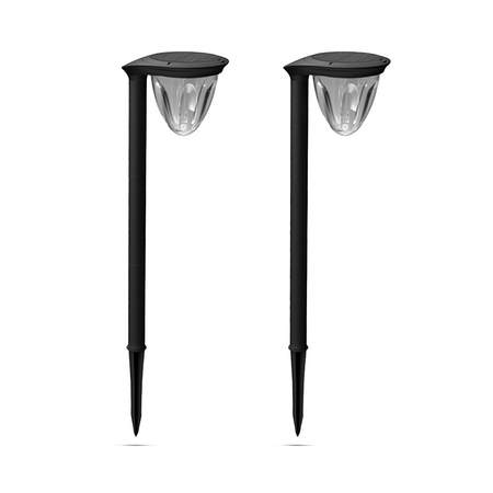  2-PACK Multifunctionele Solar Tuinlamp met Sensor