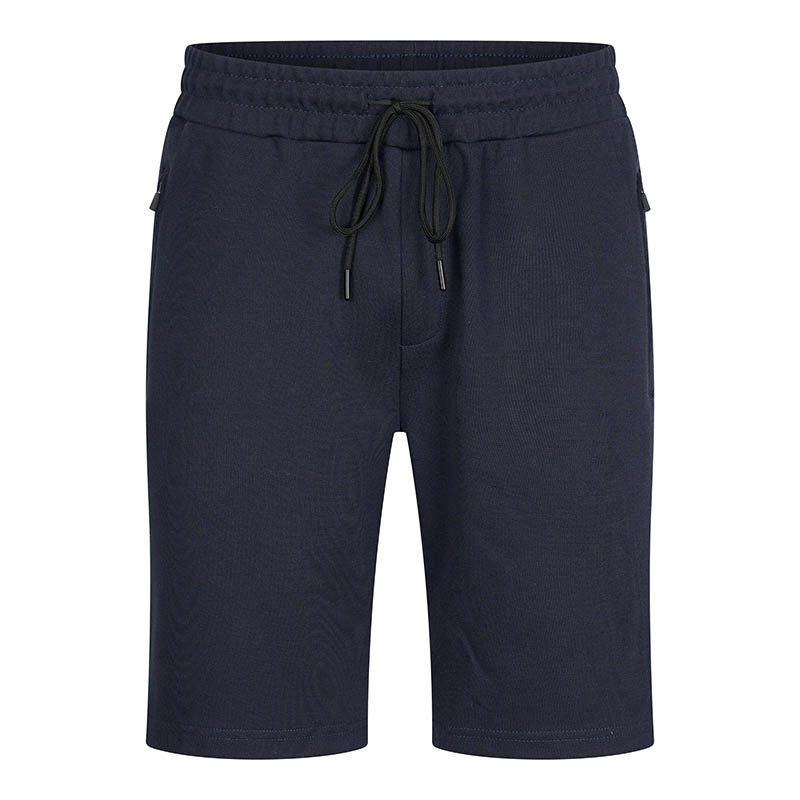 Mario Russo - Heren Shorts Pique Short - Blauw - Maat XL