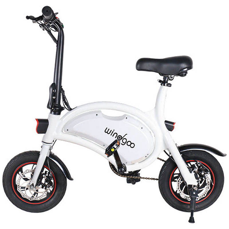 Windgoo - B3 Elektrische Long-Range E-Bike met Trappers - E-bike - 25Km / H - Wit