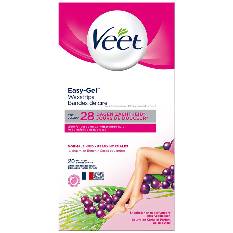 Veet Ontharingsstrips 40 Stuks - 3 Soorten