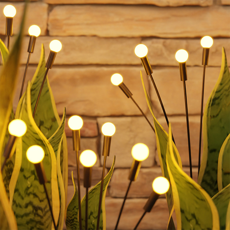 Sinji Firefly LED lampen - Tuinverlichting op zonne-energie, Solar Sfeerlampen, Water & Stofdicht, Geschik voor buiten, 2 Stuks, Zwart