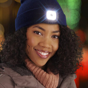 Beanie met LED verlichting