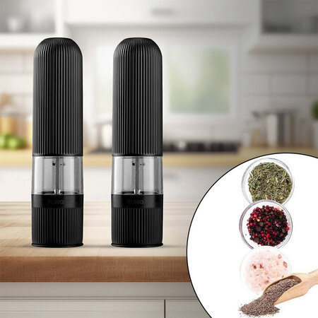 Luxe Elektrische Peper- en Zoutmolen Set
