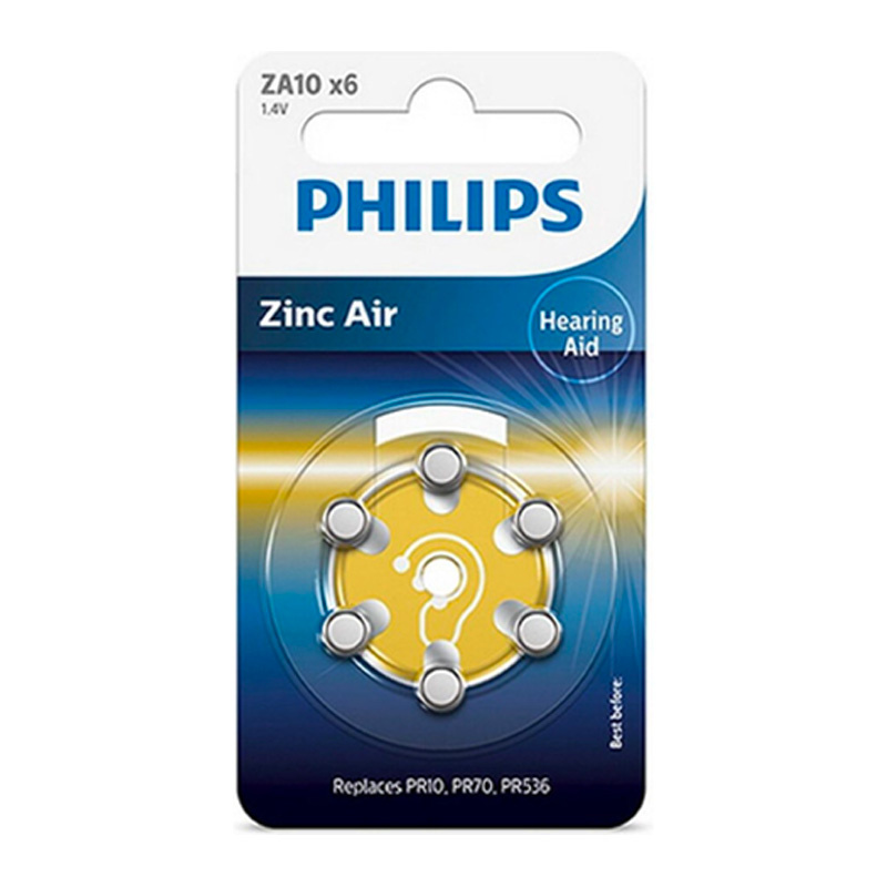 Batterijen Philips Zink (6 uds)
