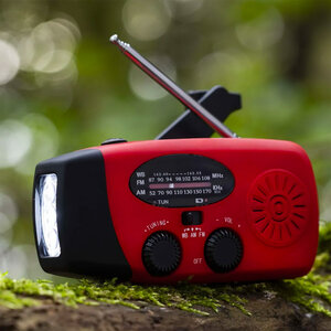 Draagbare Solar Noodradio - Powerbank met Zaklamp