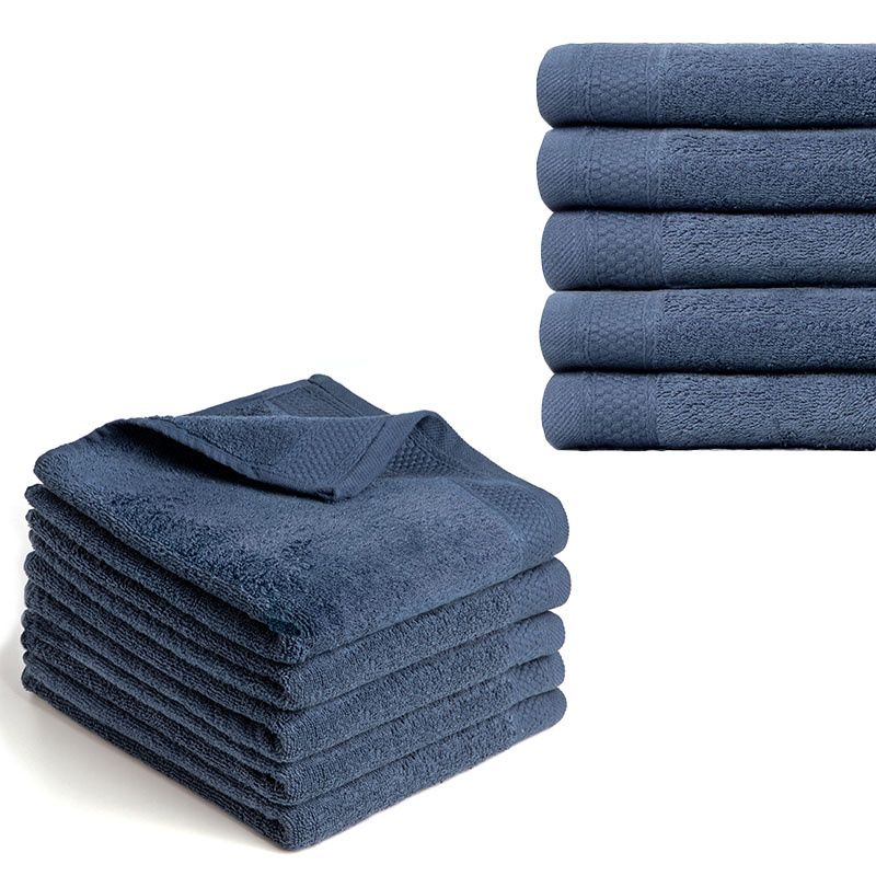 Nina Basics handdoeken 50 x 100 [5-pack] Navy