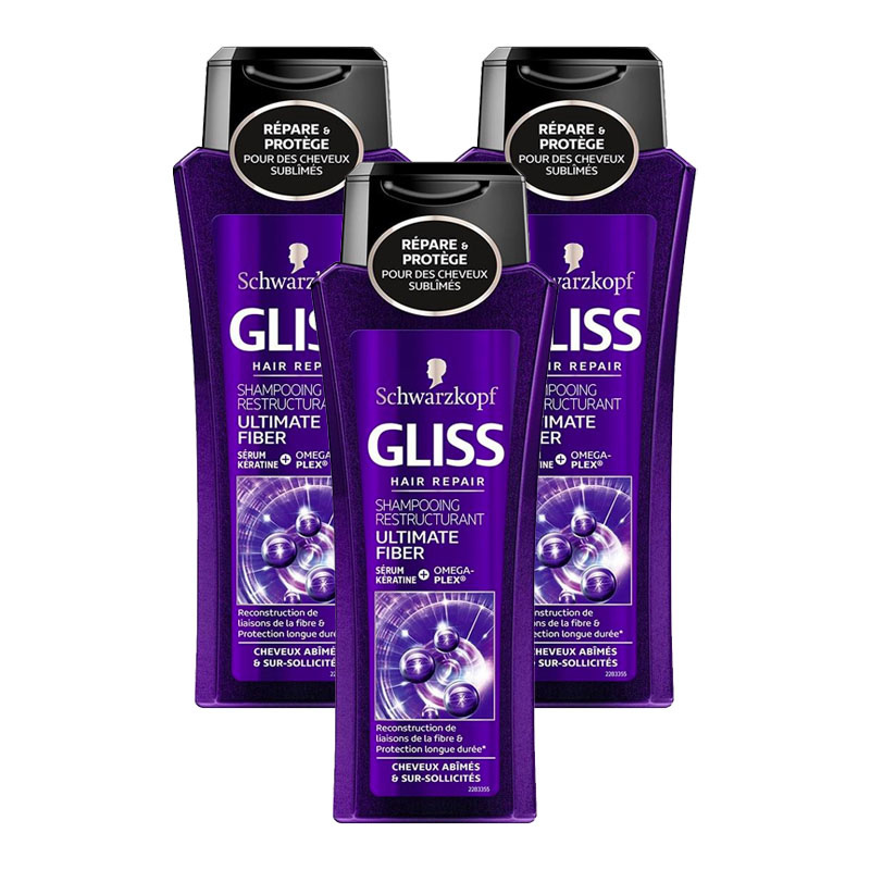 Gliss Kur Shampoo - Fiber Therapy 250 ml