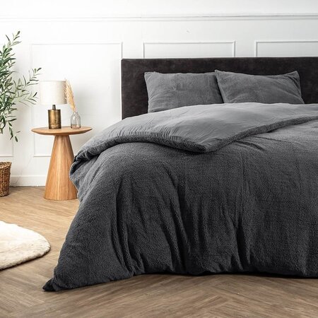 Dekbedovertrek Teddy - Antraciet