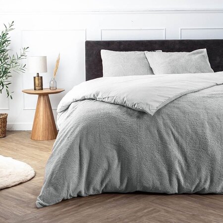 Dekbedovertrek Teddy - Lichtgrijs