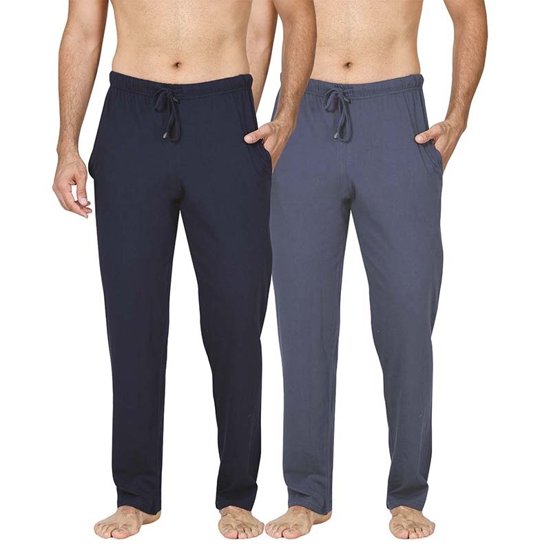 Pyjama Heren - Broek - 2 Pack - Navy / Blauw - S - Pyama Heren Volwassenen - Pyjamabroek Heren - Pyamabroek Heren