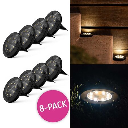 8-PACK Solar Grondspots