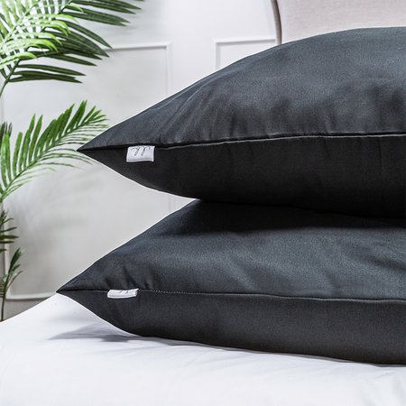 Kussenslopen Luna Uni: 2-PACK - Zwart