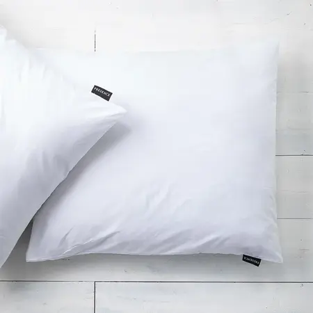 Kussenslopen Percale Katoen: 2-PACK - Wit