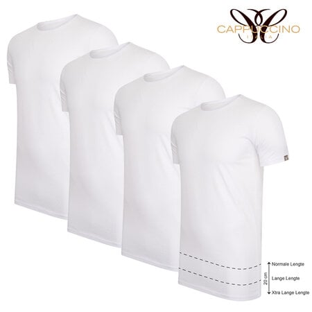 4-PACK Extra Lange T-shirts