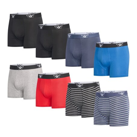 8 PACK Boxers Heren L