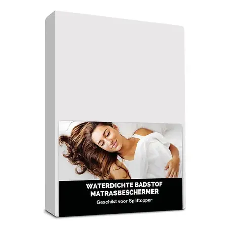 Molton Hoeslaken Badstof Waterdicht - Splittopper