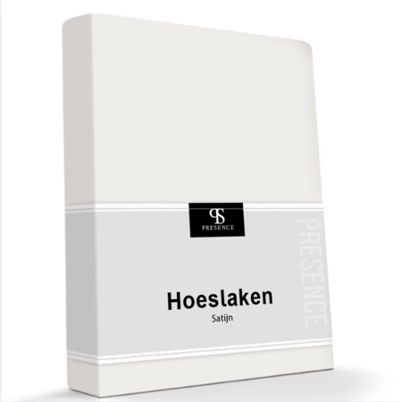Hoeslaken Satijn - Creme