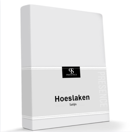 Hoeslaken Satijn - Wit