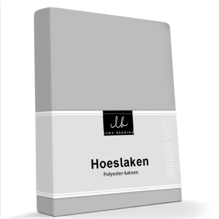 Hoeslaken Jersey Stretch - Lichtgrijs