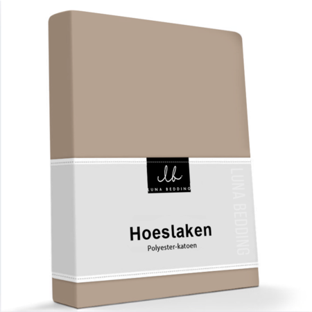 Hoeslaken Jersey Stretch - Taupe