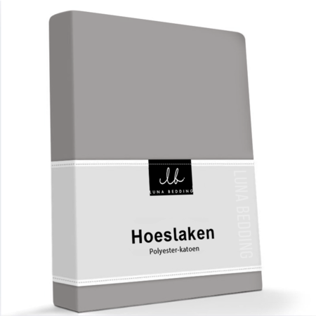 Hoeslaken Jersey Stretch - Antraciet