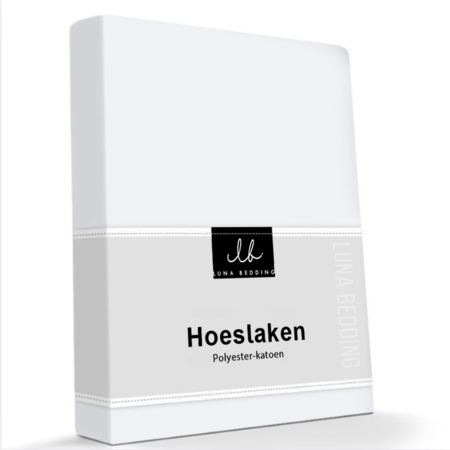 Hoeslaken Jersey Stretch - Wit