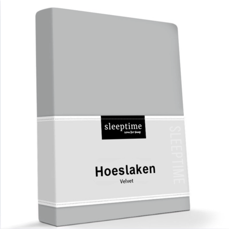Hoeslaken Velvet -  Grijs