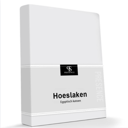 Hoeslaken Egyptisch Katoen Stretch - Wit