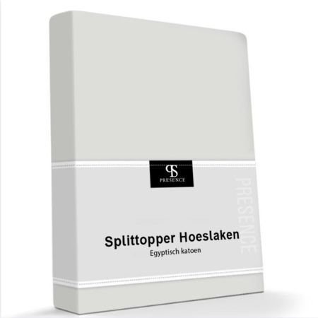 Hoeslaken Egyptisch Katoen Stretch - Splittopper - Creme