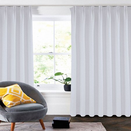 Gordijnen Met Linnen Look 150 Of 300 cm - Ringen - Off White