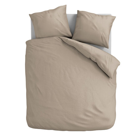 Dekbedovertrek Flanel Uni - Taupe