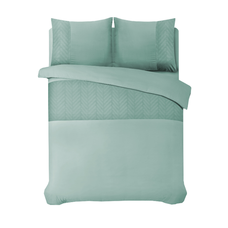 Dekbedovertrek Embossed Valencia - Mintgroen