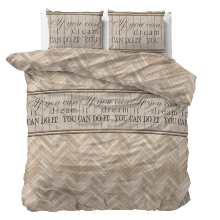 Dekbedovertrek Visgraat