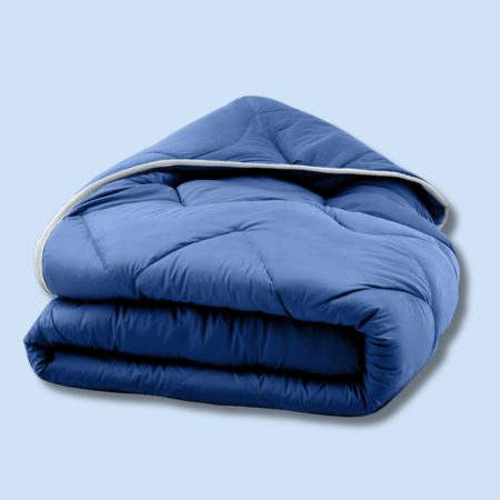 Easy Dekbed - Dekbed en Overtrek in één! - Navy