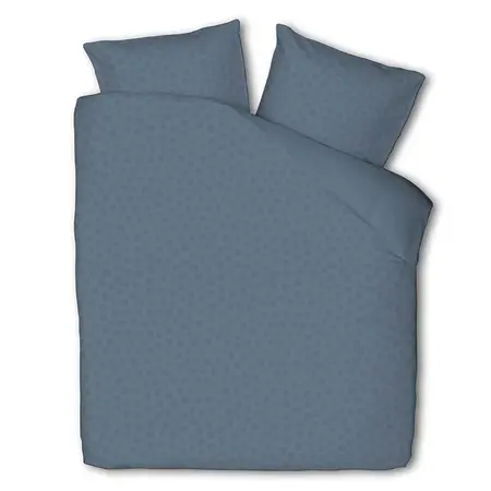 Dekbedovertrek Luna Embossed Dots - Blauw