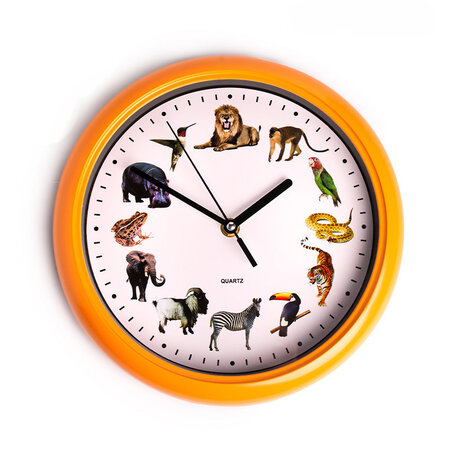 Klok met Dierengeluiden!