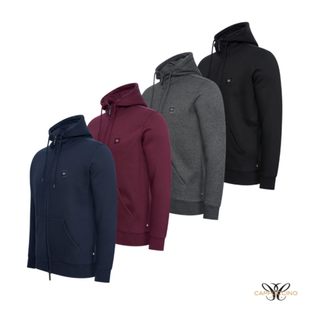 Fleece vest met capuchon
