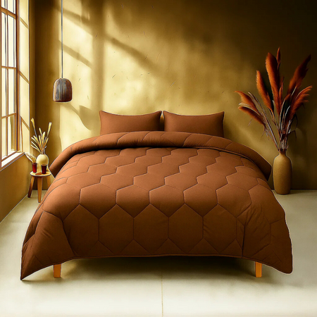 Easy Dekbed Zonder Overtrek - Mocha Mousse