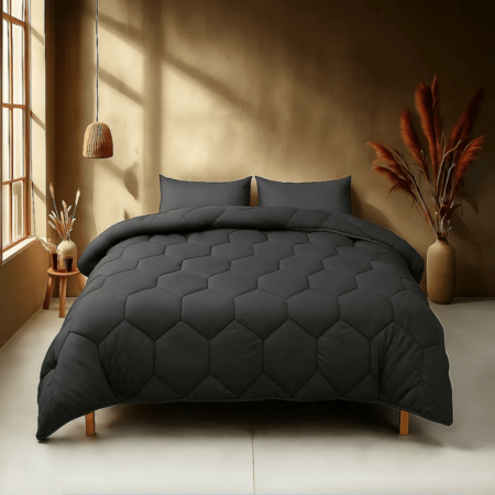 Lazy Dekbed Zonder Overtrek - Antraciet