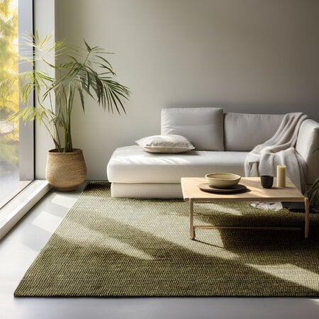 Handgeweven Jute Vloerkleed - Groen